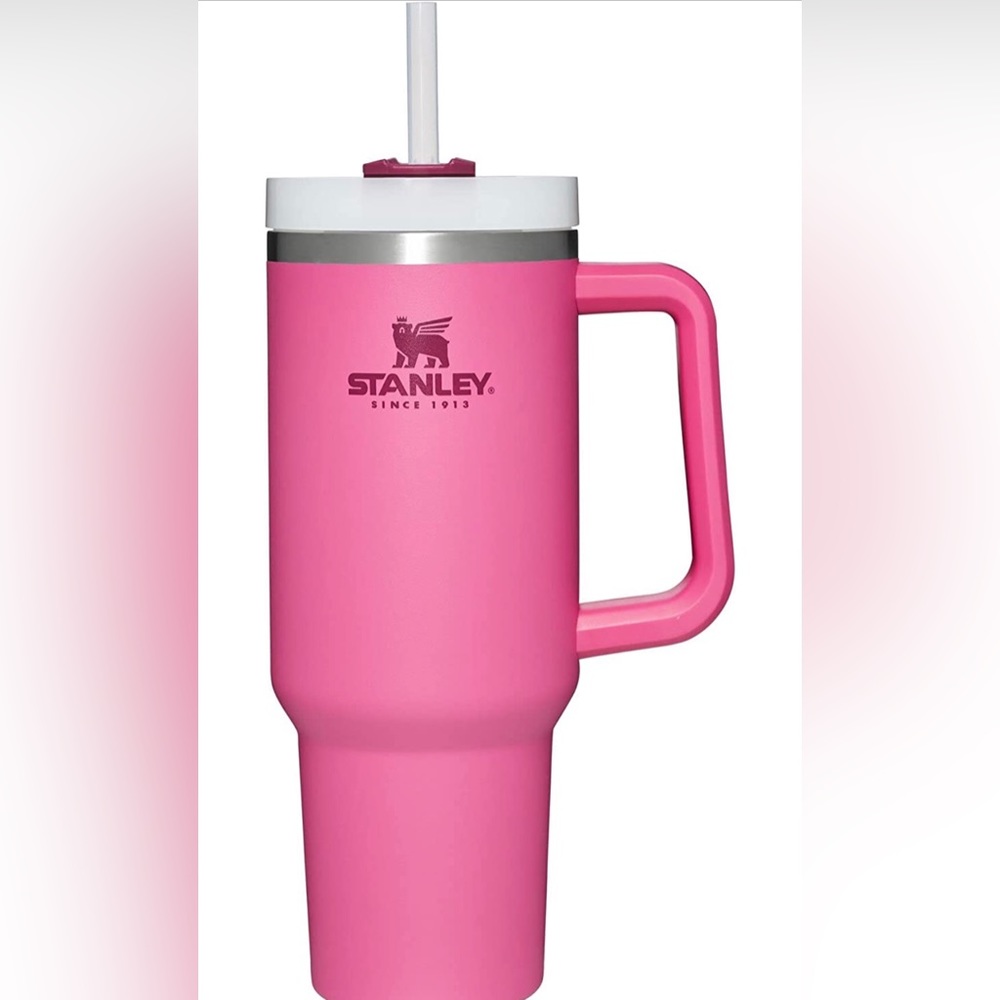 Hot pink Stanley adventurine 40oz mug